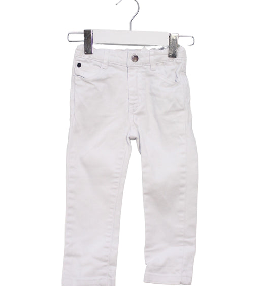 A White Casual Pants from Jacadi in size 2T for boy. (Front View)