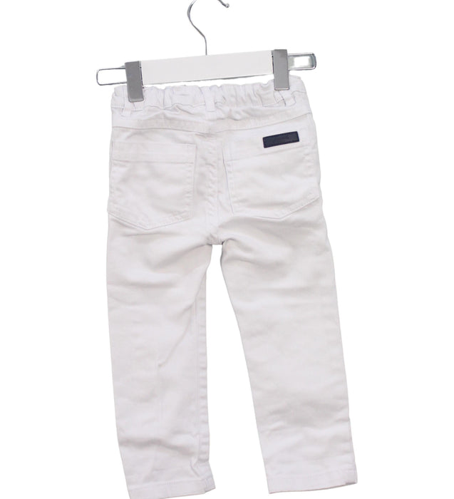 A White Casual Pants from Jacadi in size 2T for boy. (Back View)