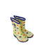 A Ivory Rain Boots from Miki House in size 4T for girl. (Front View)