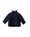 A Navy Puffer/Quilted Jackets from Ralph Lauren in size 6-12M for neutral. (Front View)