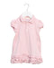 A Pink Short Sleeve Dresses from Ralph Lauren in size 12-18M for girl. (Front View)