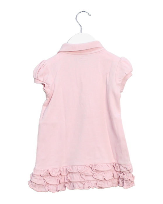 A Pink Short Sleeve Dresses from Ralph Lauren in size 12-18M for girl. (Back View)
