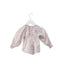 A Pink Long Sleeve Tops from Jacadi in size 6-12M for girl. (Back View)