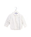 A White Long Sleeve Shirts from Petit Bateau in size 18-24M for boy. (Front View)