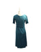 A Teal Short Sleeve Dresses from Mothers en Vogue in size S for maternity. (Back View)
