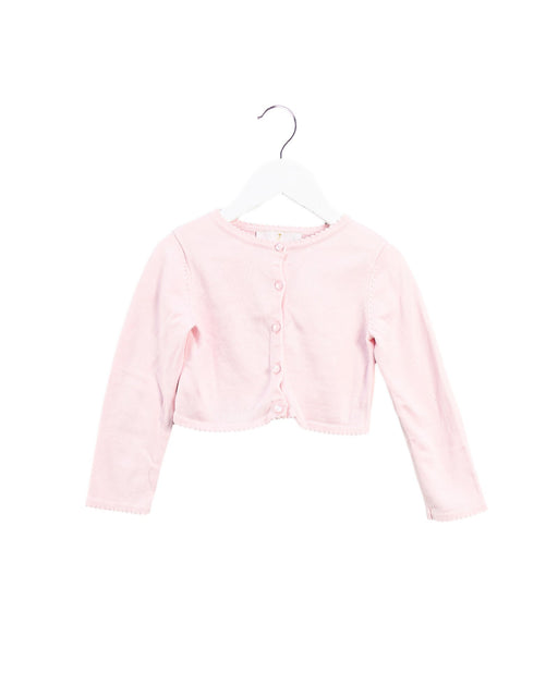 A Pink Cardigans from Jacadi in size 4T for girl. (Front View)
