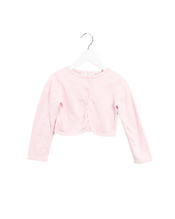A Pink Cardigans from Jacadi in size 4T for girl. (Front View)