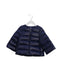 A Navy Puffer/Quilted Jackets from Nicholas & Bears in size 6T for girl. (Front View)