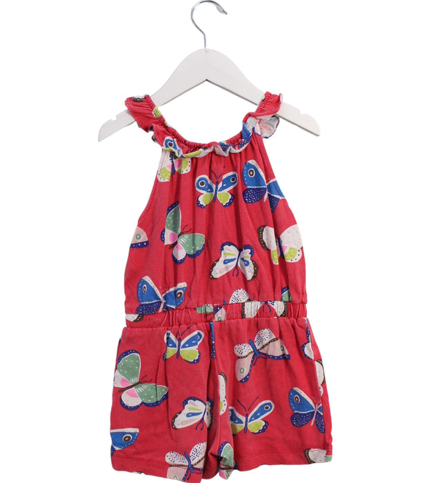 A Pink Sleeveless Rompers from Boden in size 3T for girl. (Back View)