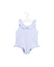A Blue Sleeveless Bodysuits from Jacadi in size 2T for girl. (Front View)