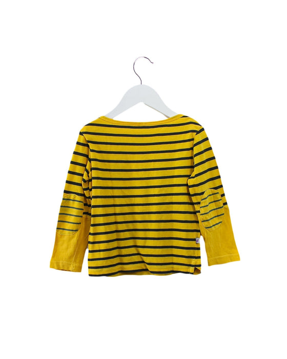 A Yellow Long Sleeve Tops from Stella McCartney in size 4T for girl. (Back View)