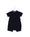 A Black Short Sleeve Rompers from Jacadi in size 6-12M for boy. (Back View)