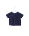 A Navy Short Sleeve T Shirts from Jacadi in size 3-6M for neutral. (Back View)