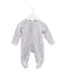 A Grey Long Sleeve Jumpsuits from Bout'Chou in size 0-3M for boy. (Front View)