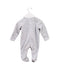 A Grey Long Sleeve Jumpsuits from Bout'Chou in size 0-3M for boy. (Back View)