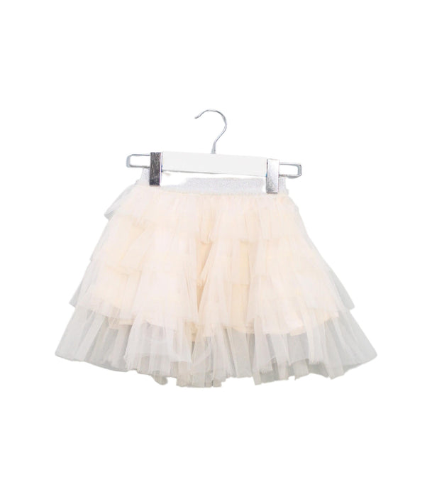 A Ivory Tulle Skirts from Seed in size 3T for girl. (Front View)