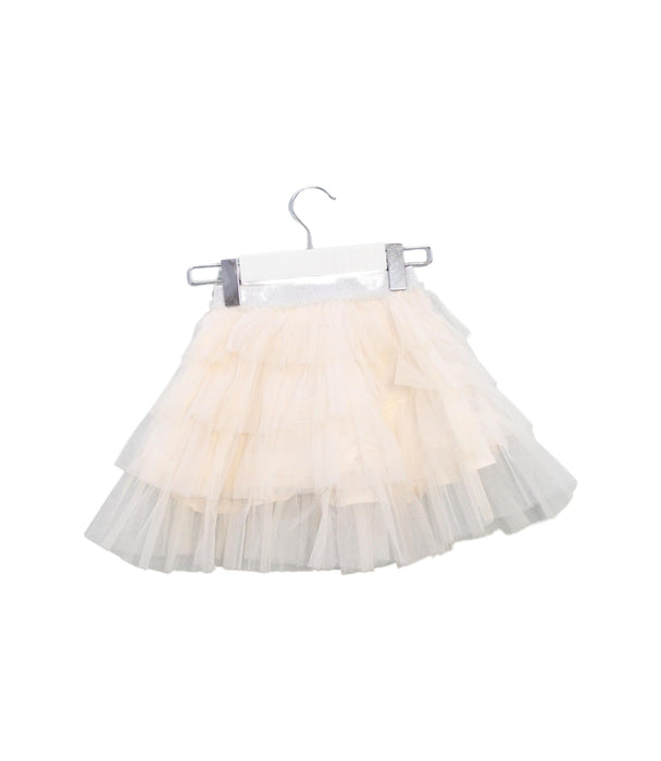 A Ivory Tulle Skirts from Seed in size 3T for girl. (Back View)
