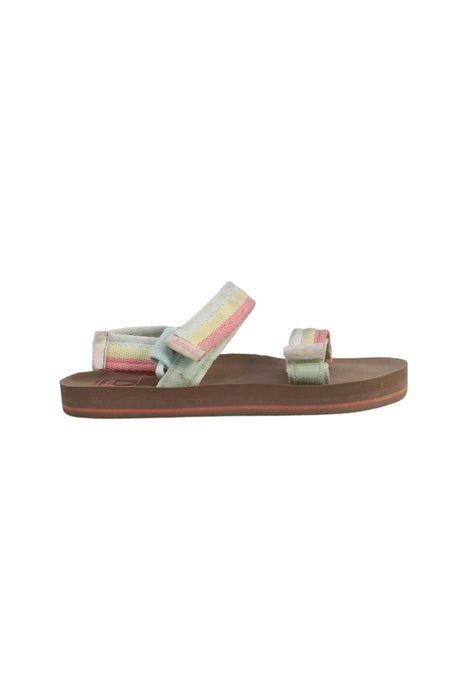A Multicolour Sandals from Reef in size 5T for girl. (Back View)