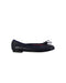 A Navy Flats from Jacadi in size 6T for girl. (Back View)