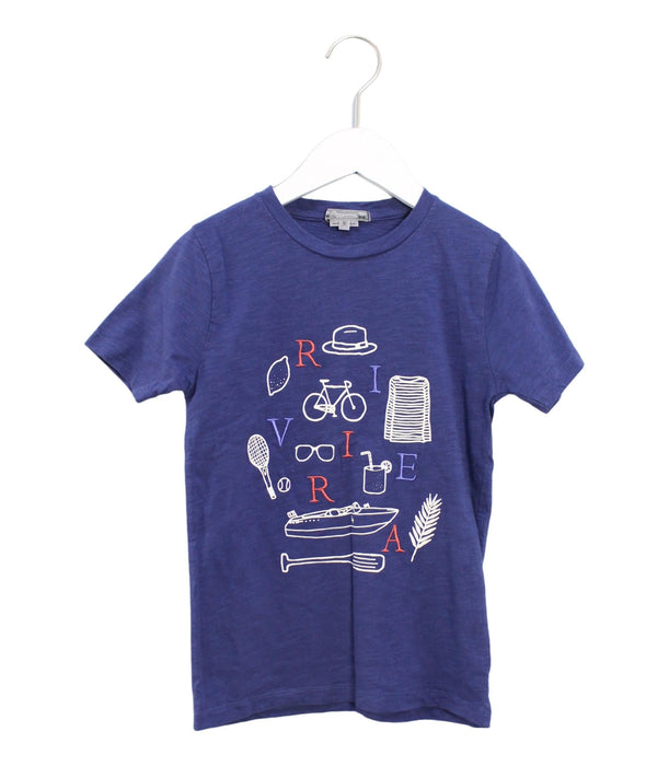 A Navy Short Sleeve T Shirts from Bonpoint in size 8Y for boy. (Front View)
