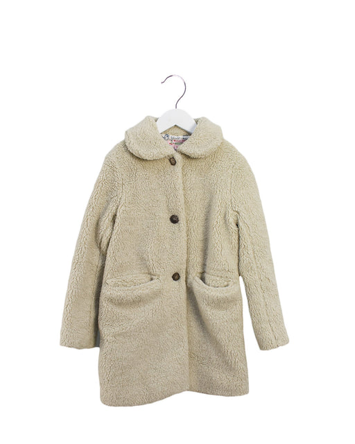 A Beige Coats from Bonpoint in size 10Y for girl. (Front View)