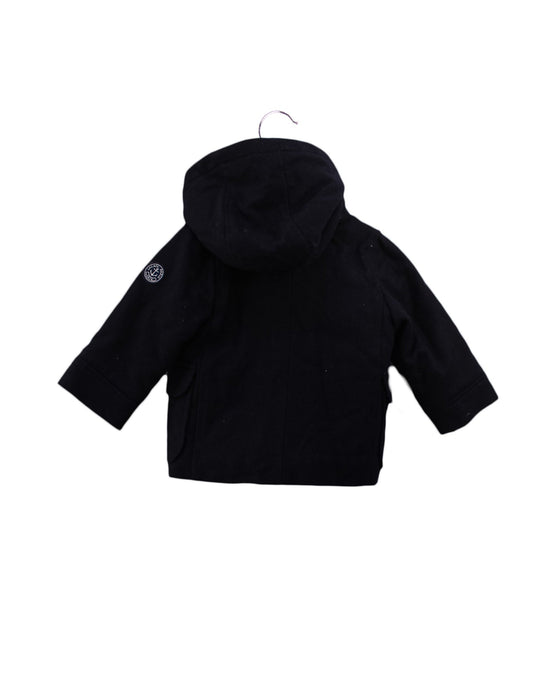 A Navy Coats from Jacadi in size 12-18M for boy. (Back View)