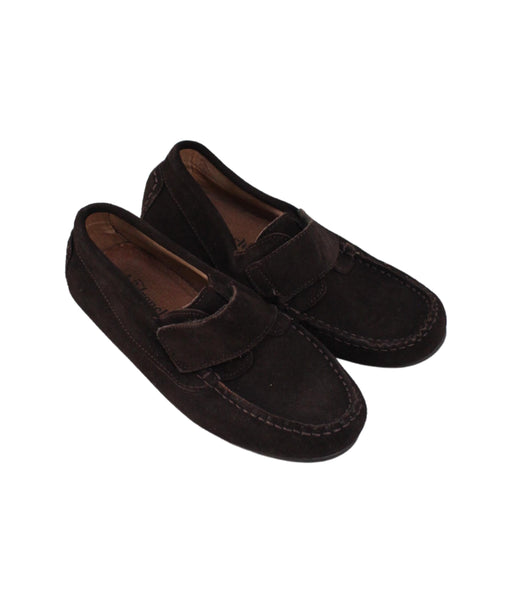 A Brown Loafers & Moccasins from Childrenchic in size 7Y for boy. (Front View)