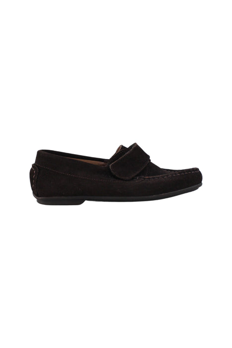 A Brown Loafers & Moccasins from Childrenchic in size 7Y for boy. (Back View)
