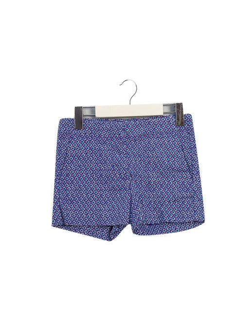 A Blue Shorts from Crewcuts in size 5T for girl. (Front View)