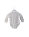 A White Long Sleeve Bodysuits from Mides in size 6-12M for neutral. (Back View)