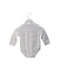 A White Long Sleeve Bodysuits from Mides in size 6-12M for neutral. (Back View)