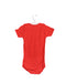 A Red Short Sleeve Bodysuits from Petit Bateau in size 6-12M for boy. (Back View)
