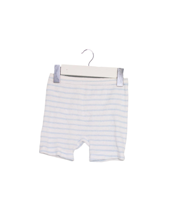 A White Shorts from Petit Bateau in size 6-12M for boy. (Front View)