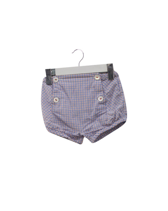 A Blue Shorts from Jacadi in size 3-6M for boy. (Front View)