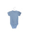 A Blue Short Sleeve Bodysuits from Vertbaudet in size 6-12M for boy. (Back View)