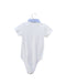 A White Short Sleeve Bodysuits from Jacadi in size 6-12M for boy. (Back View)