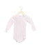 A White Long Sleeve Bodysuits from Petit Bateau in size 6-12M for boy. (Front View)