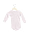 A White Long Sleeve Bodysuits from Petit Bateau in size 6-12M for boy. (Back View)