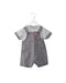 A Grey Short Sleeve Rompers from Chickeeduck in size 6-12M for boy. (Front View)