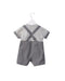 A Grey Short Sleeve Rompers from Chickeeduck in size 6-12M for boy. (Back View)