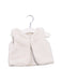 A White Outerwear Vests from Bout'Chou in size 0-3M for girl. (Front View)