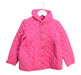A Pink Puffer/Quilted Jackets from Polo Ralph Lauren in size 5T for girl. (Front View)