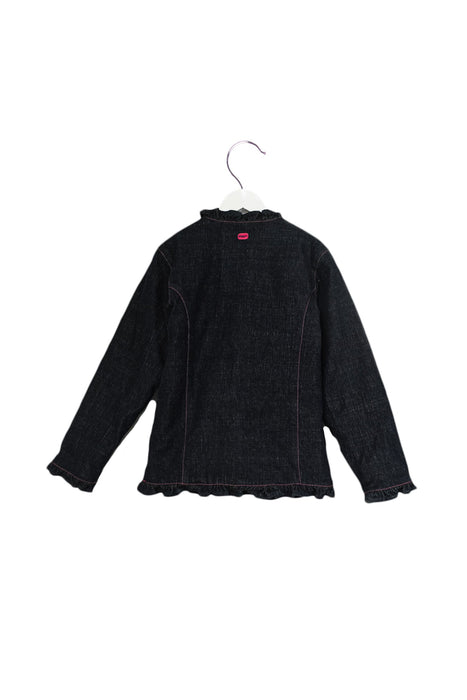 A Blue Lightweight Jackets from Jacadi in size 8Y for girl. (Back View)