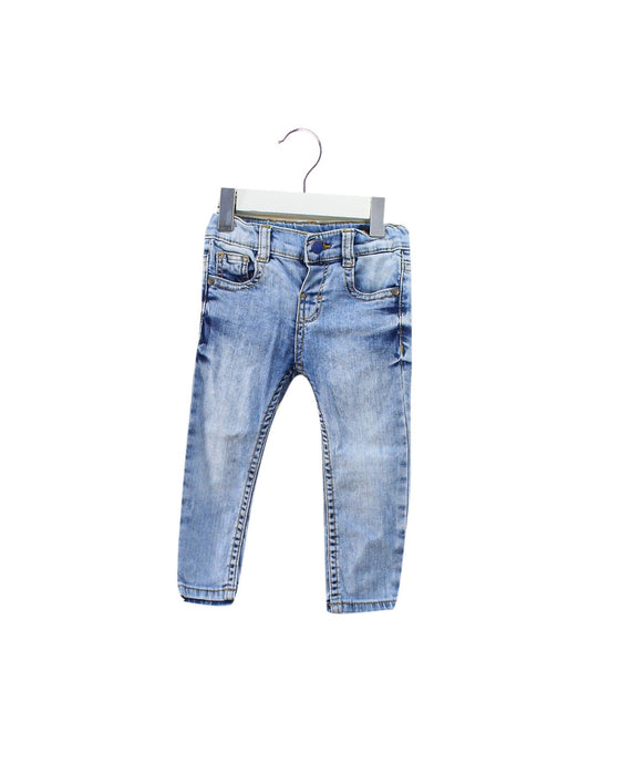 A Blue Jeans from Chicco in size 12-18M for girl. (Front View)