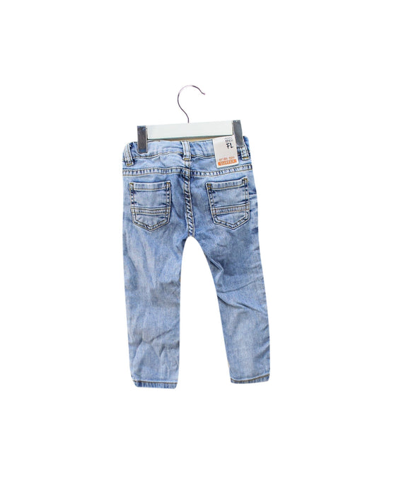 A Blue Jeans from Chicco in size 12-18M for girl. (Back View)