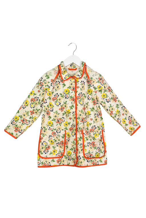 A White Rain Jackets from Stella McCartney in size 4T for girl. (Front View)