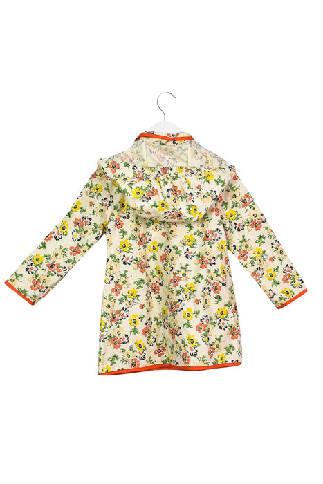 A White Rain Jackets from Stella McCartney in size 4T for girl. (Back View)