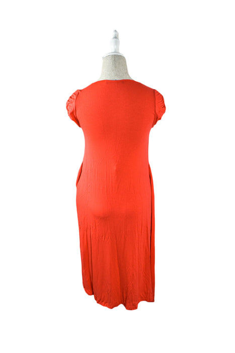 A Orange Short Sleeve Dresses from Pietro Brunelli in size XXS for maternity. (Back View)