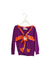 A Purple Cardigans from Lovie by Mary J in size 5T for girl. (Front View)