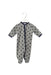A Grey Long Sleeve Jumpsuits from Petit Bateau in size 3-6M for boy. (Front View)